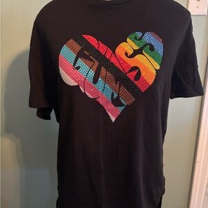 Guess Black Apparel with Silver Logo